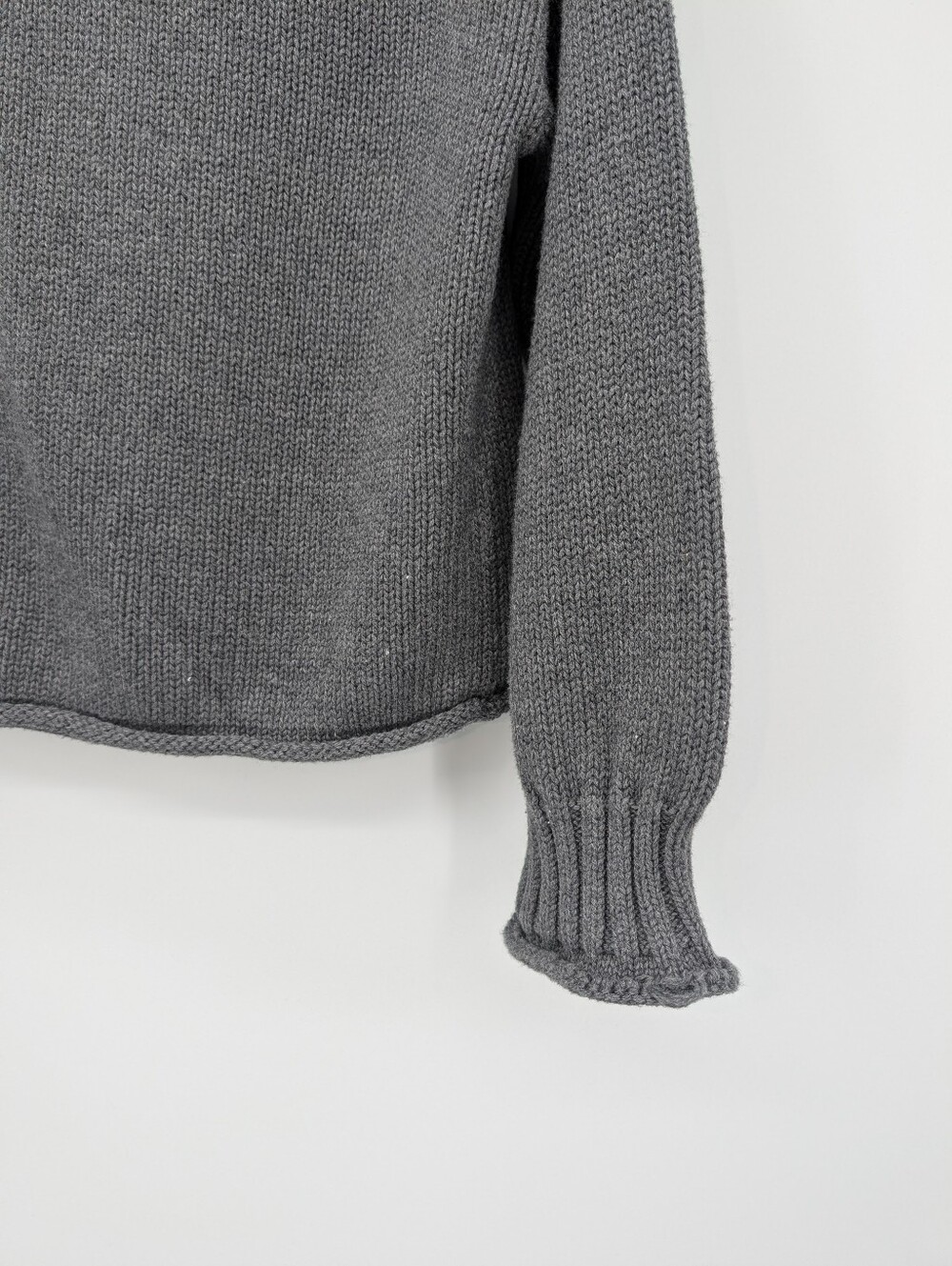 J Crew 2025 Rollneck™ sweater CM712 Size XXS *Flaw Gray - Picture 7 of 8